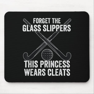 Tapis De Souris Cadeau de slogan drôle de hockey sur gazon Oubliez