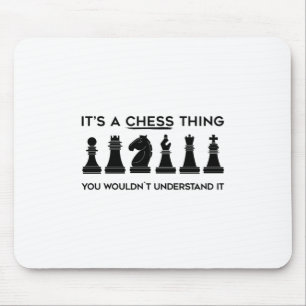 Tapis De Souris Cadeau d'échecs   Chess Player Chessboard Chess Cl