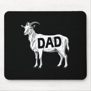 Tapis De Souris Cadeau drôle de chèvre Papa Graphique sarcastique