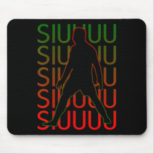 Tapis De Souris Cadeau drôle de foot Siuuuu pour les fans de footb