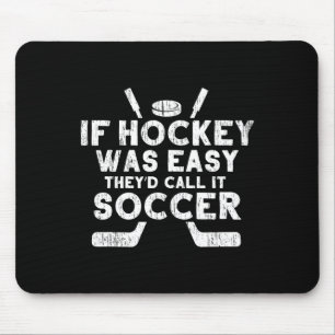 Tapis De Souris Cadeau drôle de joueur de hockey sur glace gardien