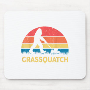 Tapis De Souris Cadeau drôle de tondeuse à gazon Papa Grquatch Big