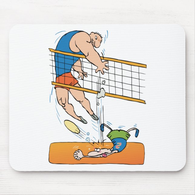 Tapis De Souris Cadeau drôle de volleyball (Devant)
