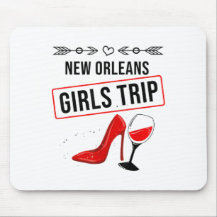 Tapis De Souris Cadeau drôle de voyage de filles à la Nouvelle-Orl