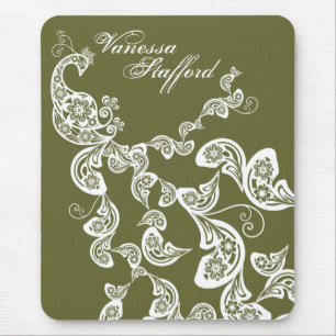Tapis De Souris Cadeau fait sur commande blanc Mousepad de motif