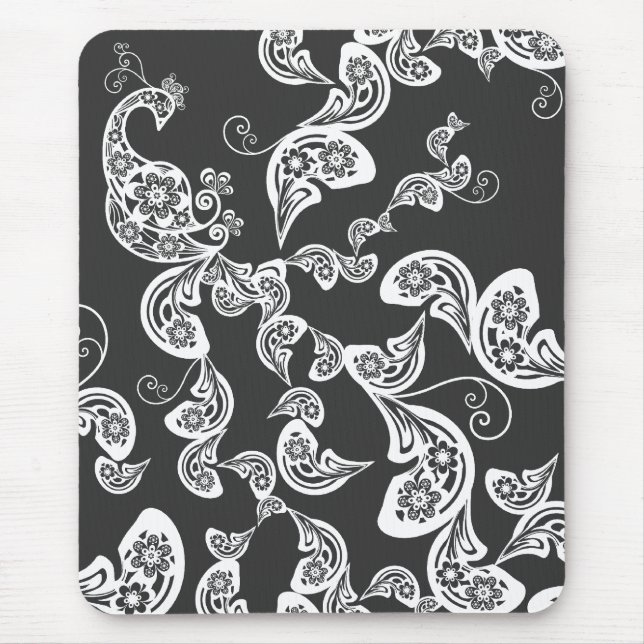 Tapis De Souris Cadeau fait sur commande blanc Mousepad de motif (Devant)
