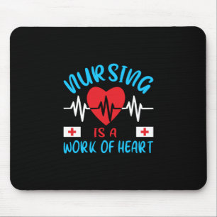 Tapis De Souris Cadeau infirmière   L'Infirmière Est Une Oeuvre De
