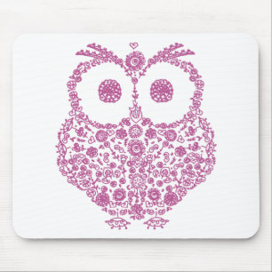 TAPIS DE SOURIS CADEAU MIGNON D'AMANTS DE HIBOU