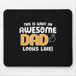 Tapis De Souris Cadeau Papa À quoi ressemble un papa génial