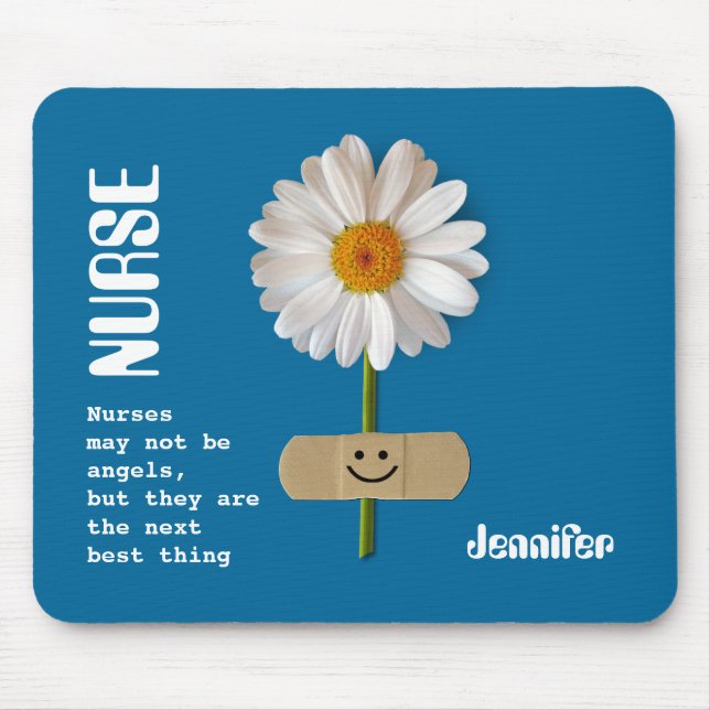 Tapis De Souris Cadeau personnalisable pour infirmière (Devant)
