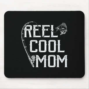 Tapis De Souris Cadeau pour amateur de pêche Bobine Maman pêcheuse