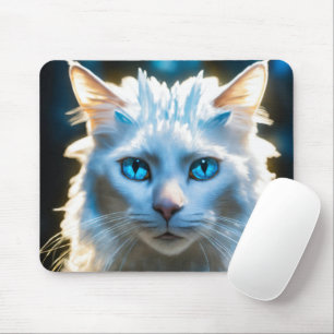 Tapis De Souris Cadeau Pour Haroon Modern CuteCat Grid Pad