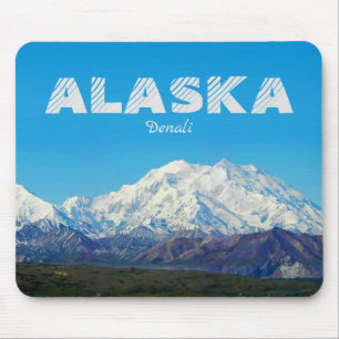 Tapis De Souris Cadeau souvenir d'Alaska Mont Denali