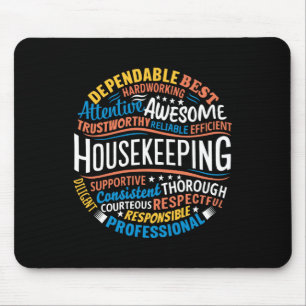 Tapis De Souris Cadeaux d'appréciation ménagère Service De l'envir