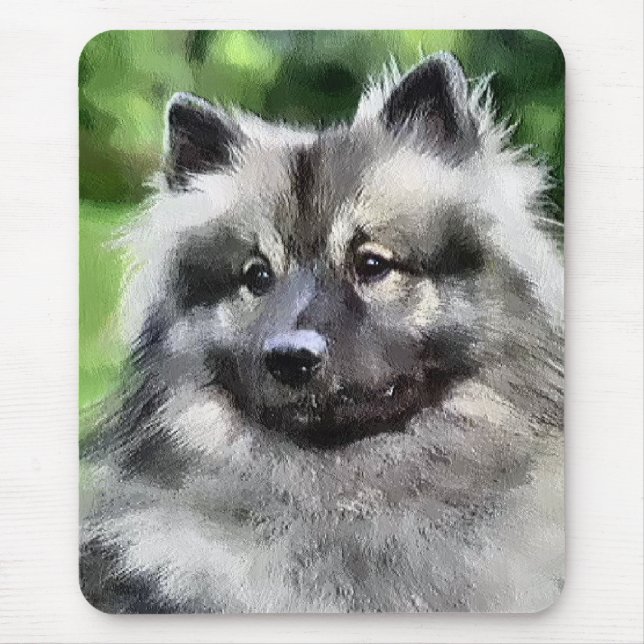 Tapis De Souris Cadeaux d'art Keeshond (Devant)