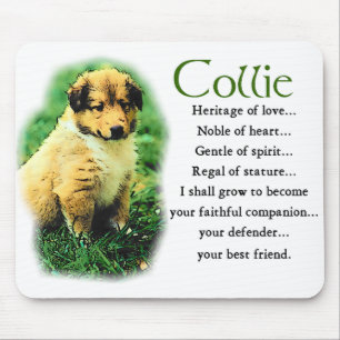 Tapis De Souris Cadeaux de Collie de Sable