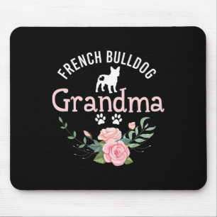 Tapis De Souris Cadeaux de grand-mère Bulldog pour amateur de chie