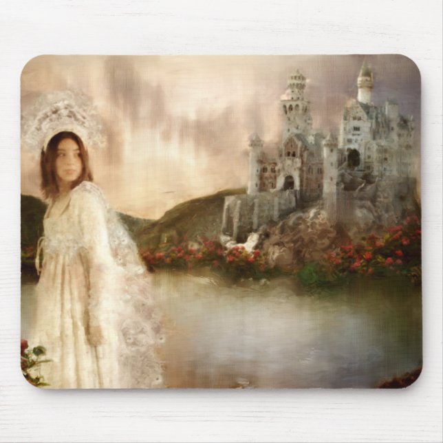 Tapis De Souris Cadeaux de mariage de princesse Fantasy Castle (Devant)
