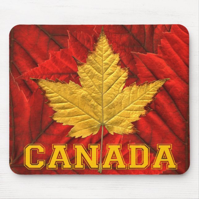 Tapis De Souris Cadeaux de Mousepad de feuille d'érable du Canada (Devant)