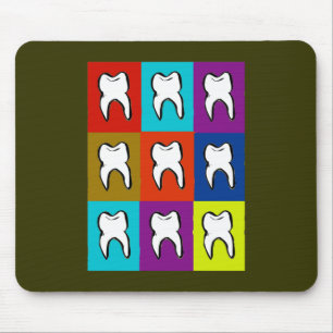 Tapis De Souris Cadeaux de Popart de dentiste