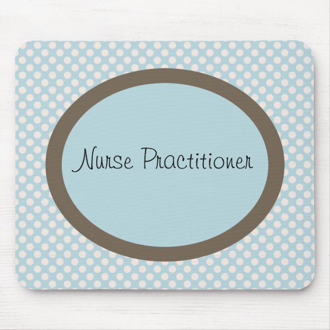 Tapis De Souris Cadeaux de praticienne d'infirmière (Devant)