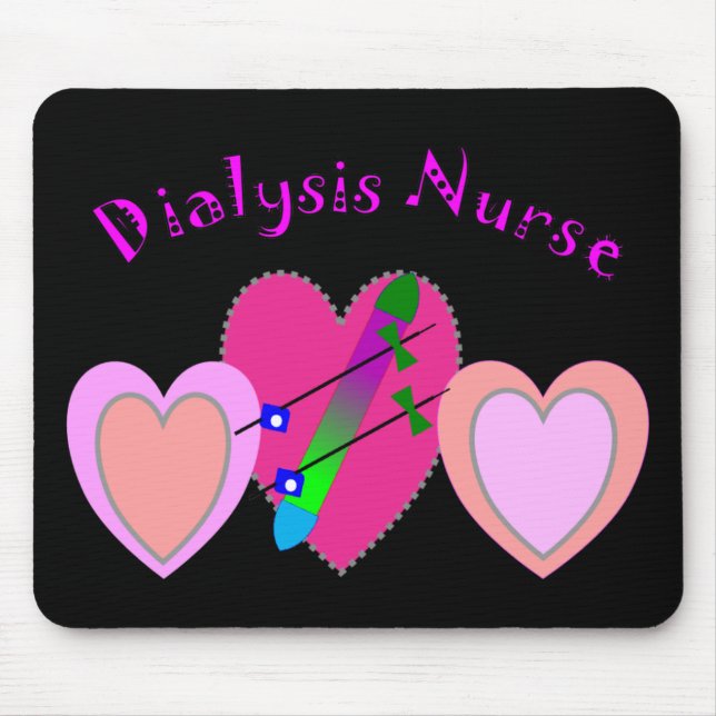 Tapis De Souris Cadeaux d'infirmière de dialyse (Devant)