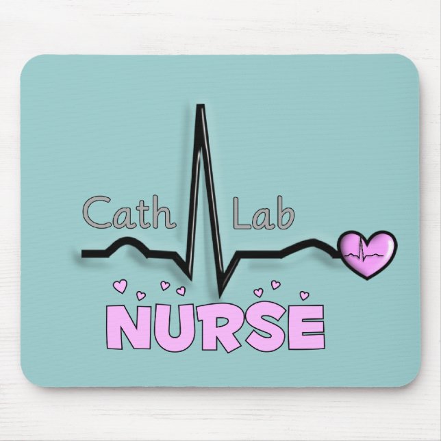 Tapis De Souris Cadeaux d'infirmière de laboratoire de cathédrale (Devant)