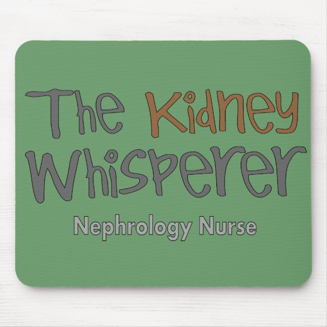 Tapis De Souris Cadeaux d'infirmière de néphrologie "le Whisperer (Devant)