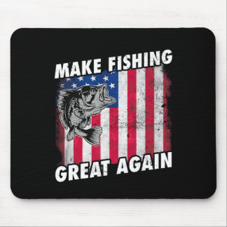 Tapis De Souris Cadeaux drôles de pêche Trump 