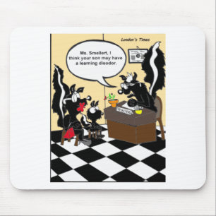 Tapis De Souris Cadeaux drôles et T-shirts désodorisants Skunk Lea