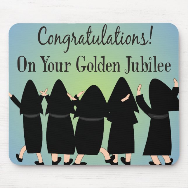 Tapis De Souris Cadeaux du jubilé d'or des soeurs (Devant)