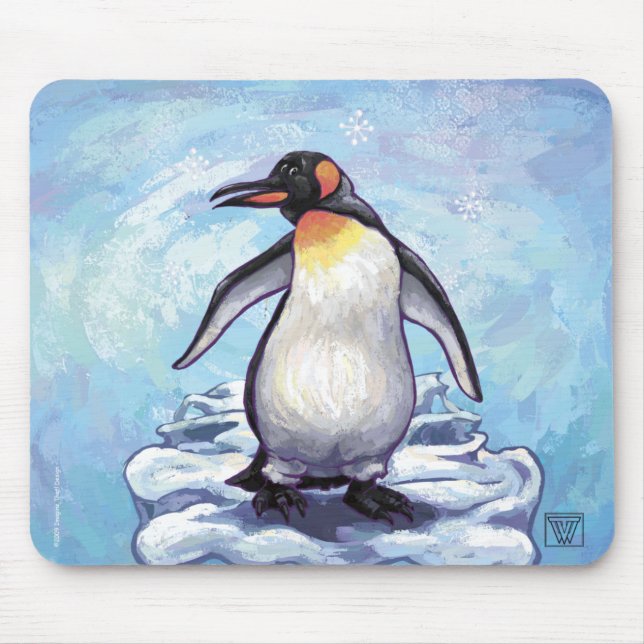 Tapis De Souris Cadeaux et accessoires de pingouin (Devant)