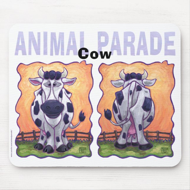 Tapis De Souris Cadeaux et accessoires de vache (Devant)