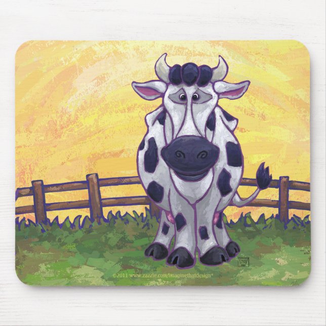 Tapis De Souris Cadeaux et accessoires de vache (Devant)