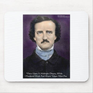 Tapis De Souris Cadeaux et Cartes de citation d'Edgar Allan Poe "L