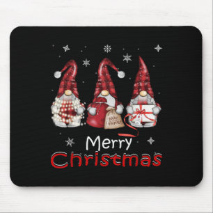 Tapis De Souris Cadeaux Gnome Amusant Famille Chemises de Noël Fem
