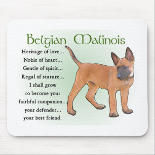 Tapis De Souris Cadeaux Malinois Belge