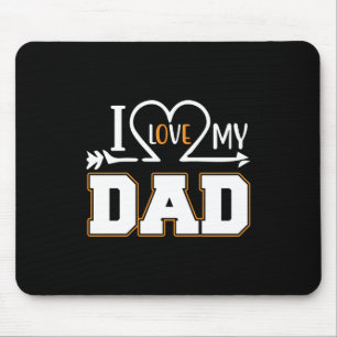 Tapis De Souris Cadeaux papa   J'aime mon père