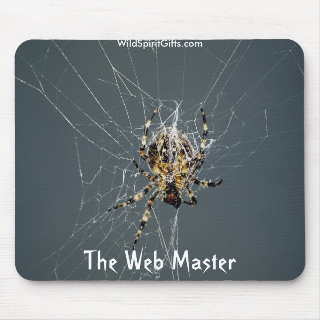 Tapis De Souris Cadeaux 'Spider Web' (Devant)