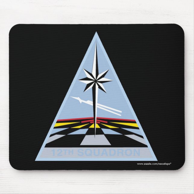 Tapis De Souris Cadet Squadon d'USAFA 12" douzaine" tapis de (Devant)