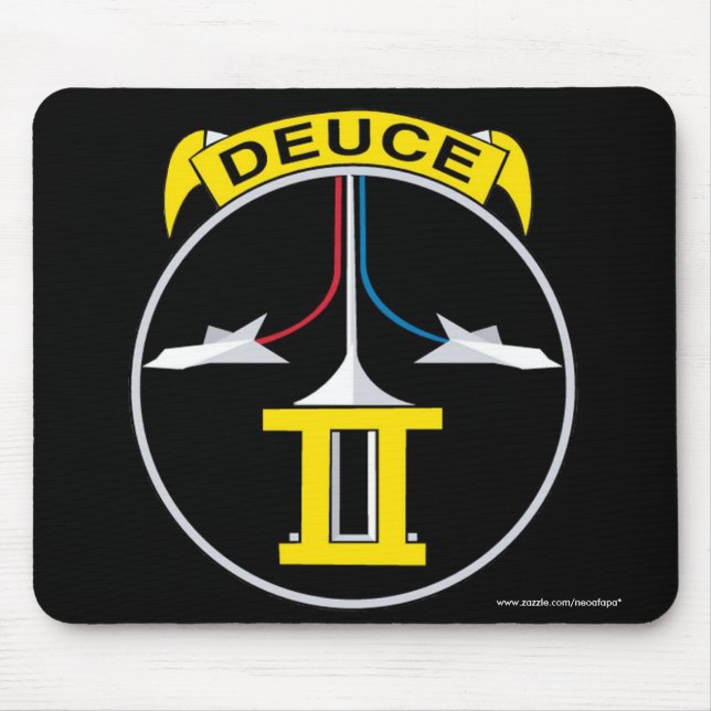 Tapis De Souris Cadet Squadon d'USAFA 2" deux" Mousepad de Tau de (Devant)