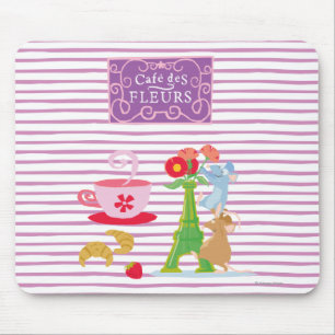 Tapis De Souris Café des fleurs