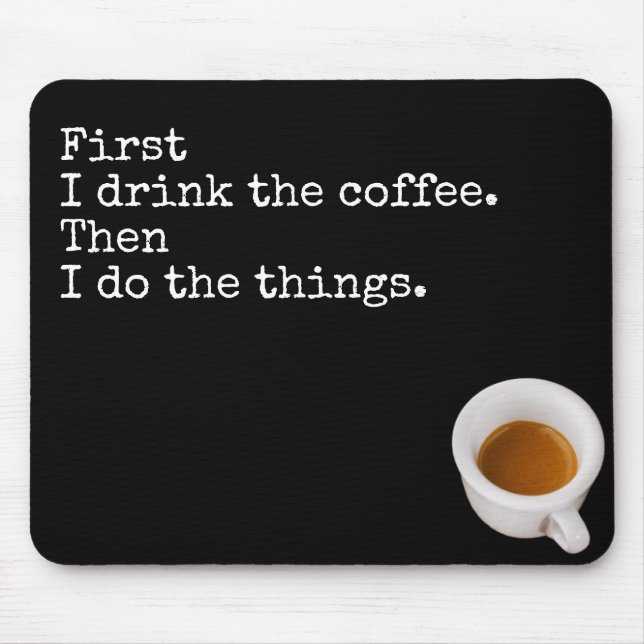 Tapis De Souris café express dans une tasse - mousepad (Devant)