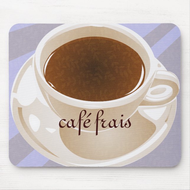 Tapis De Souris Café frais Mousepad (Devant)