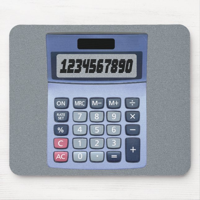 Tapis De Souris Calculatrice Mousepad (Devant)