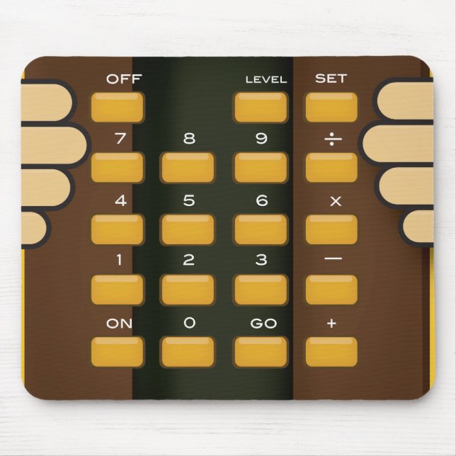 Tapis De Souris Calculatrice professeur (Devant)