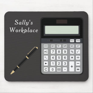 Tapis De Souris Calculette et stylo