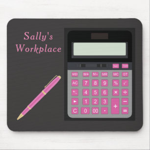 Tapis De Souris Calculette et stylo