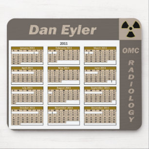 TAPIS DE SOURIS CALENDRIER 2011 DE DAN EYLER