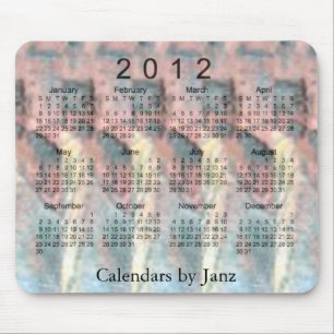 Tapis De Souris calendrier 2012 3D